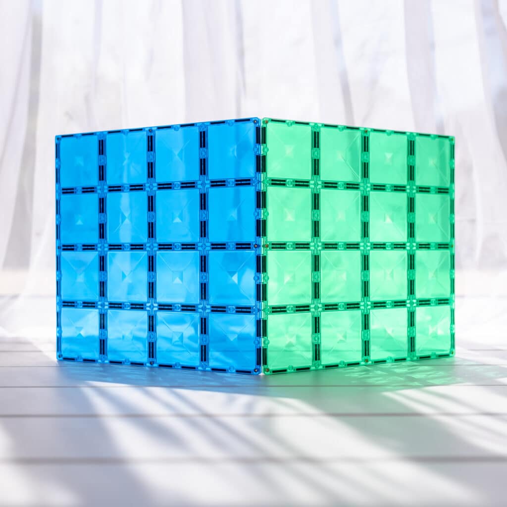 Rainbow Blue & Green Base Plate 2 Piece