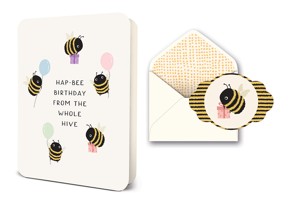 Hap-Bee Birthday Card