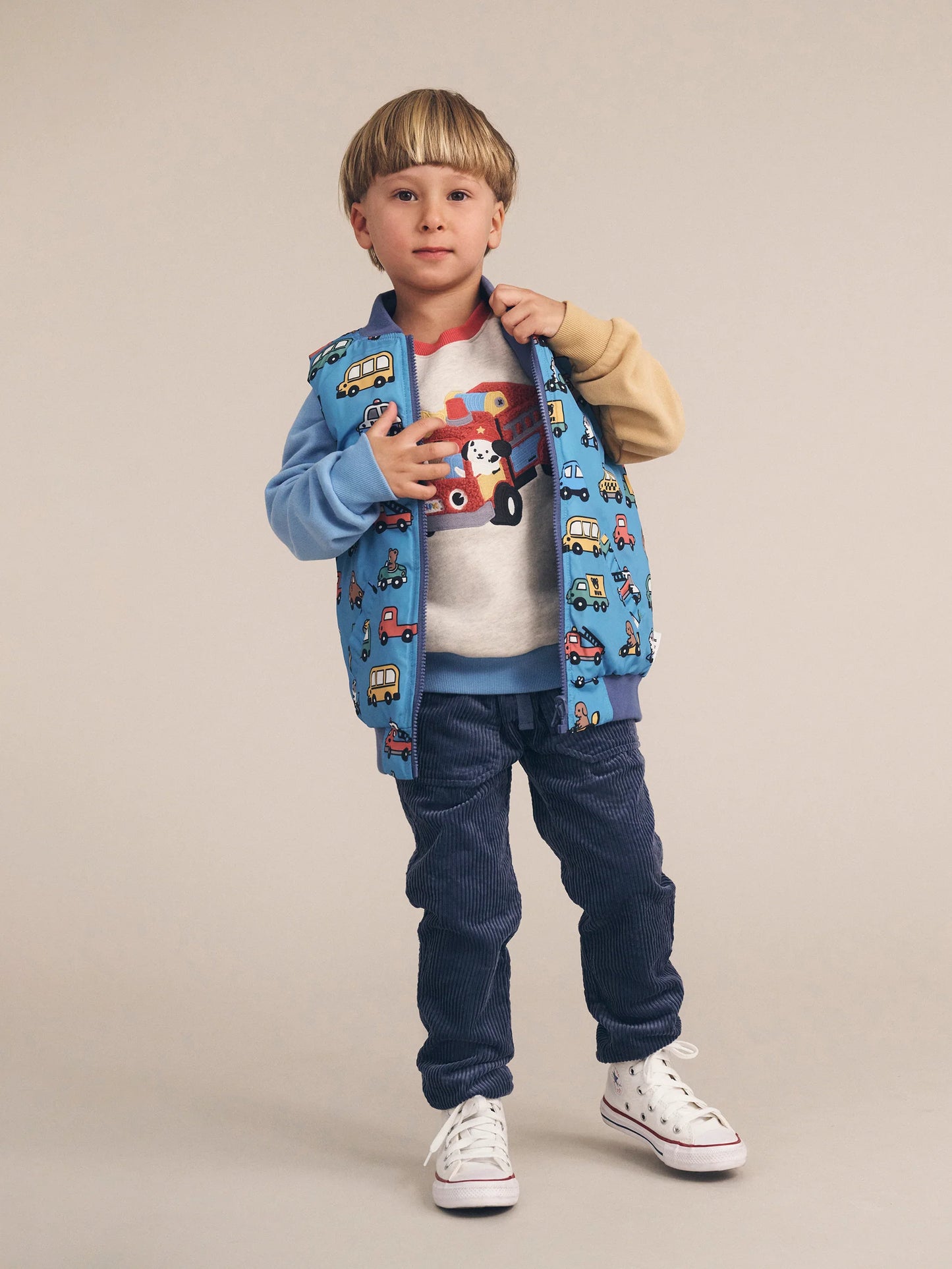 Huxmobile Reversible Puffer Vest