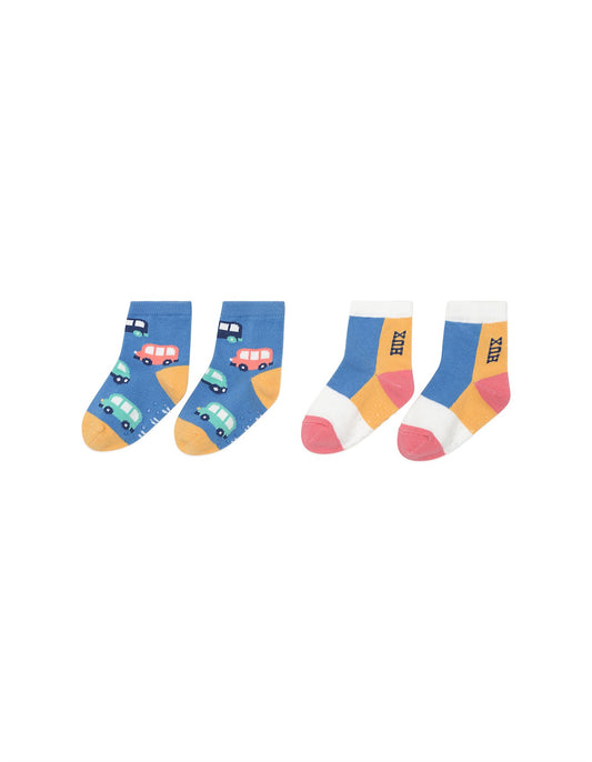 Baby Boy Huxmobile Socks - 2 Pack