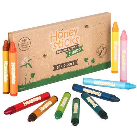 Jumbo's Beeswax Crayons 16 Pack