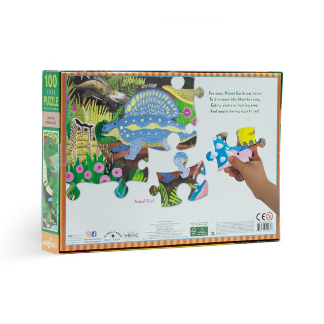 Land of Dinosaurs 100 Piece Puzzle