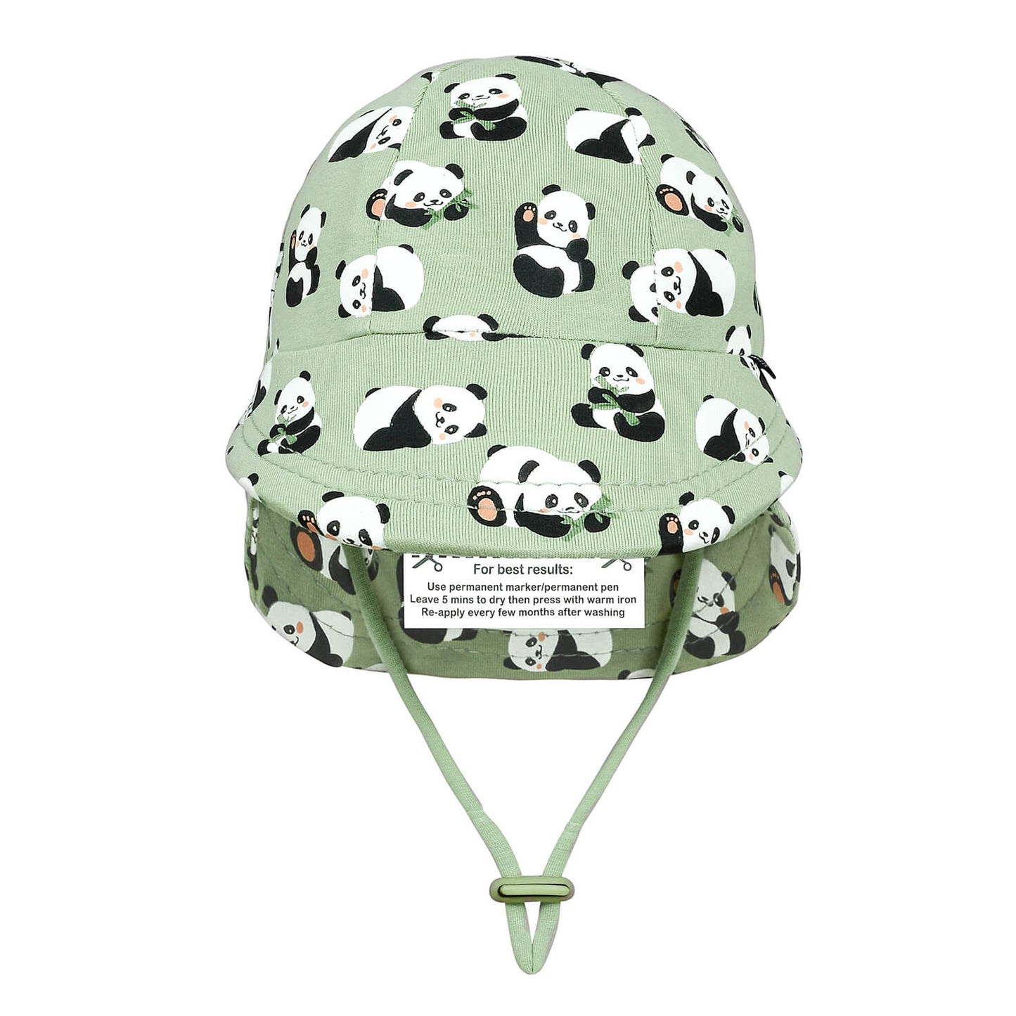 Legionnaire Flap Sun Hat - Panda
