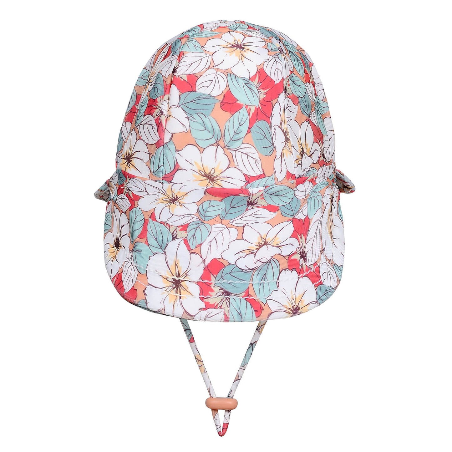 Beach Legionnaire Flap Hat - Hibiscus