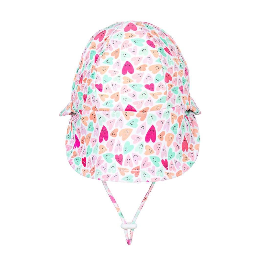 Baby Swim Legionnaire Flap Beach Hat - Sweetheart