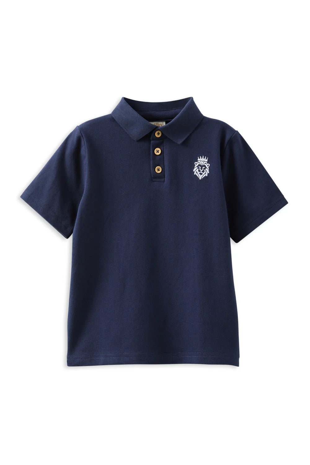 Navy Knit Polo