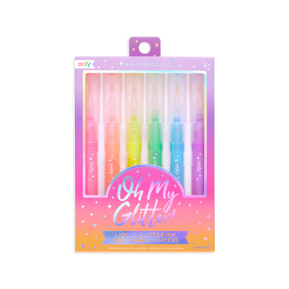 Oh My Glitter Highlighters - 6 Pack