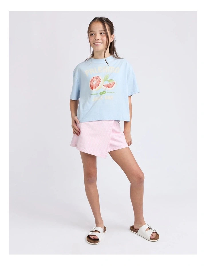 Palermo Tee in Light Blue (Sizes 8-16)