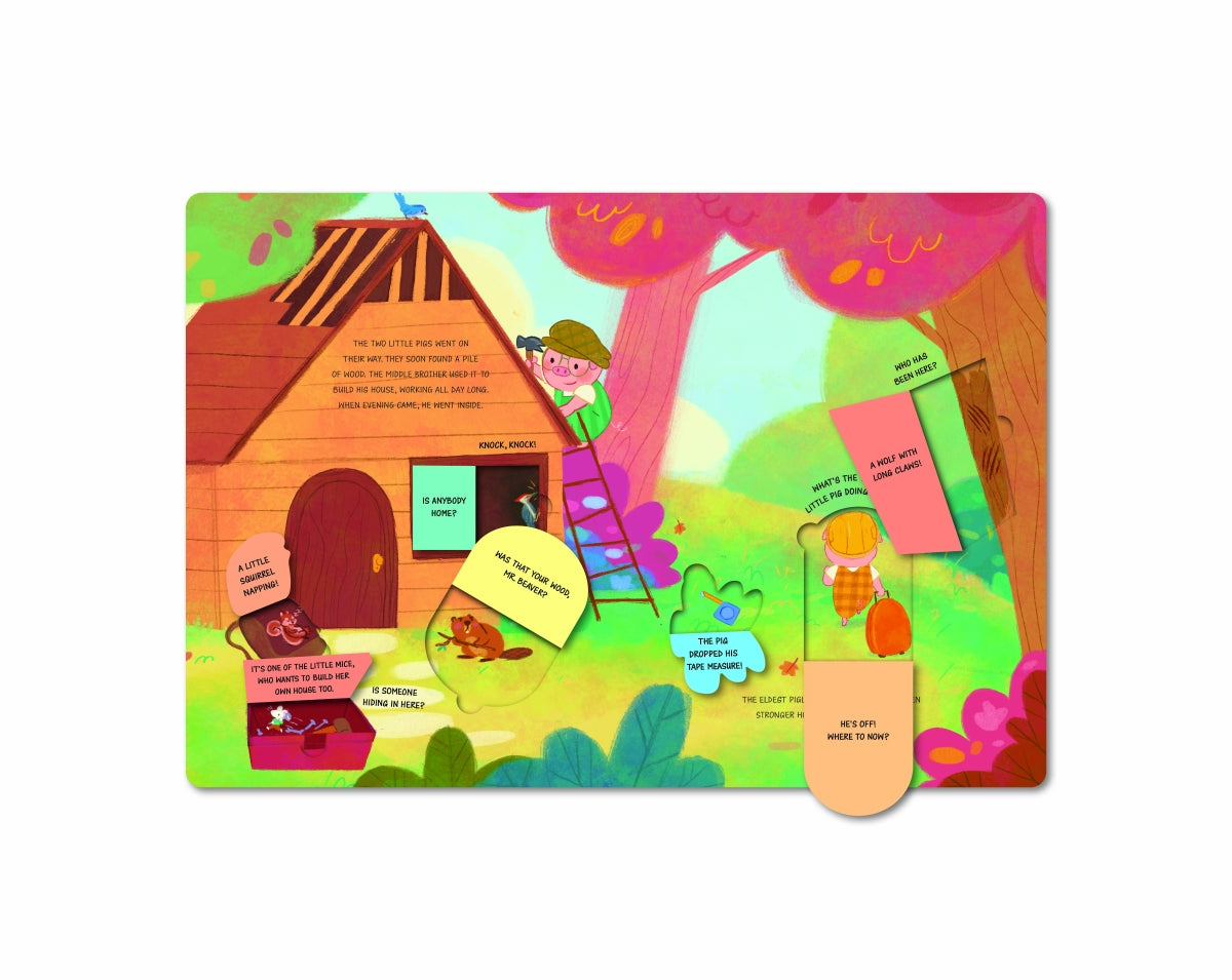 Peek a Flap Fairy Tales Three Little Pigs