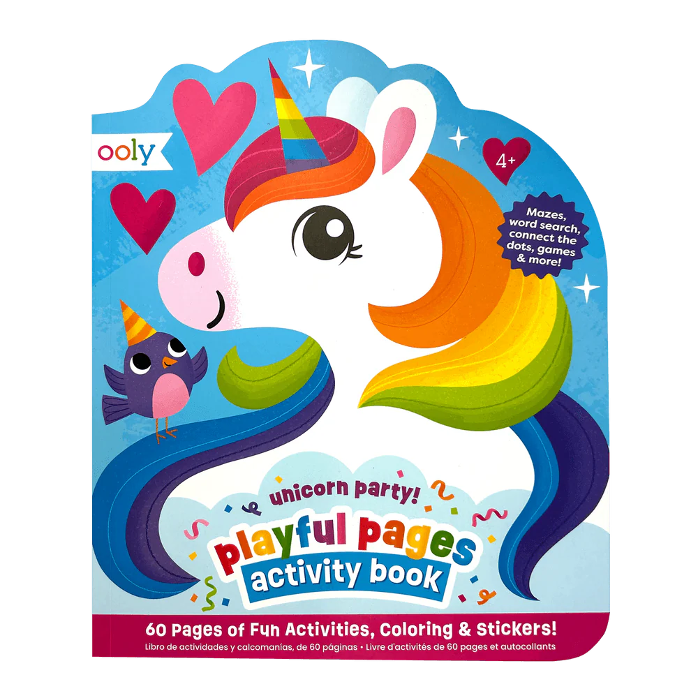 Ooly Playful Pages Activity Book – Unicorn Party