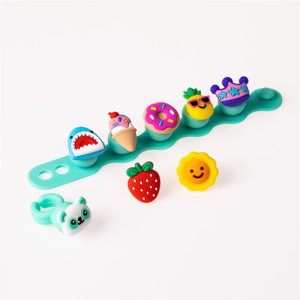 Plips Charms Teal Bracelet