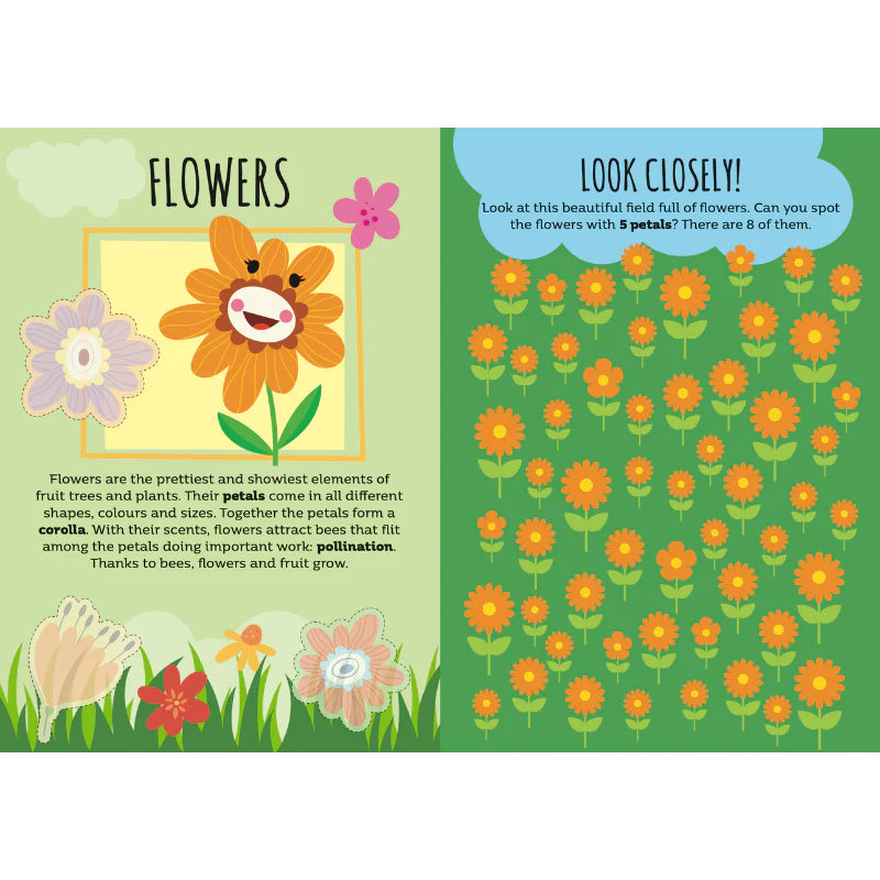 Stickers and Activities Book - Nature