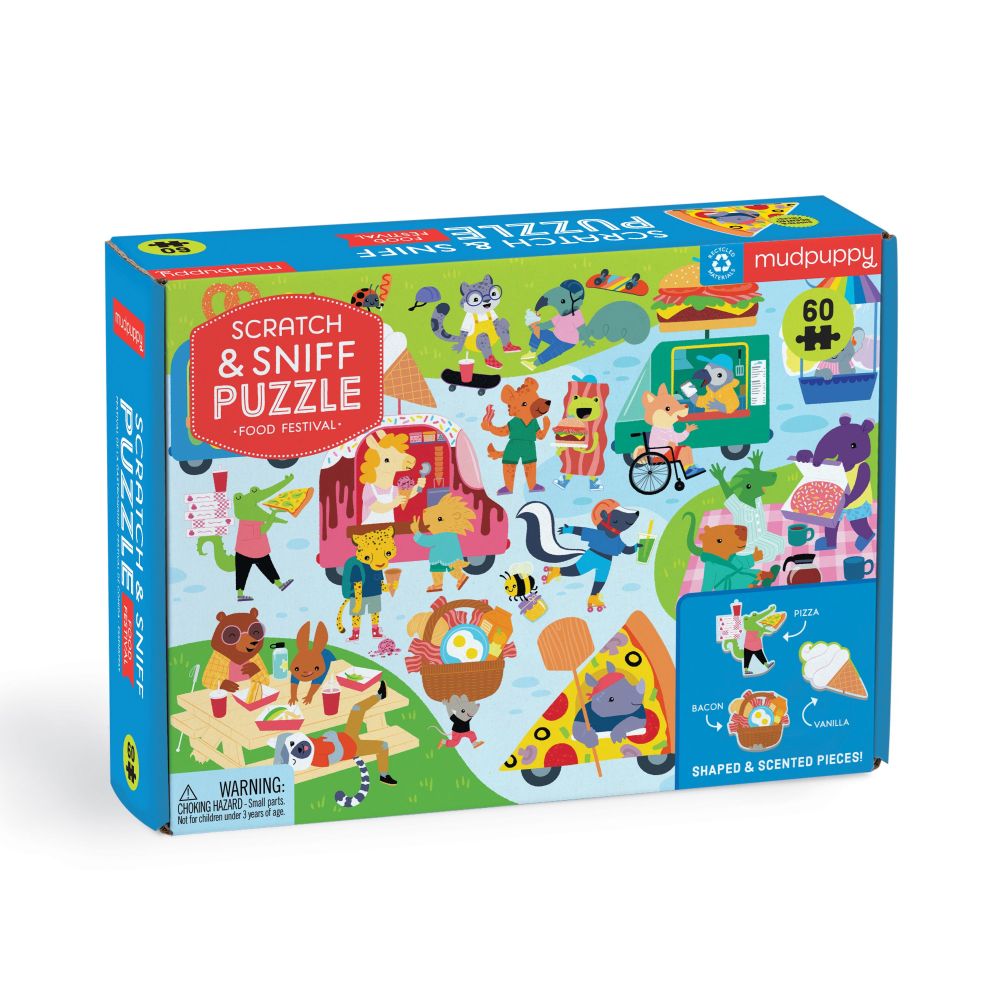 Scratch & Sniff 60pc Puzzle – Food Festival