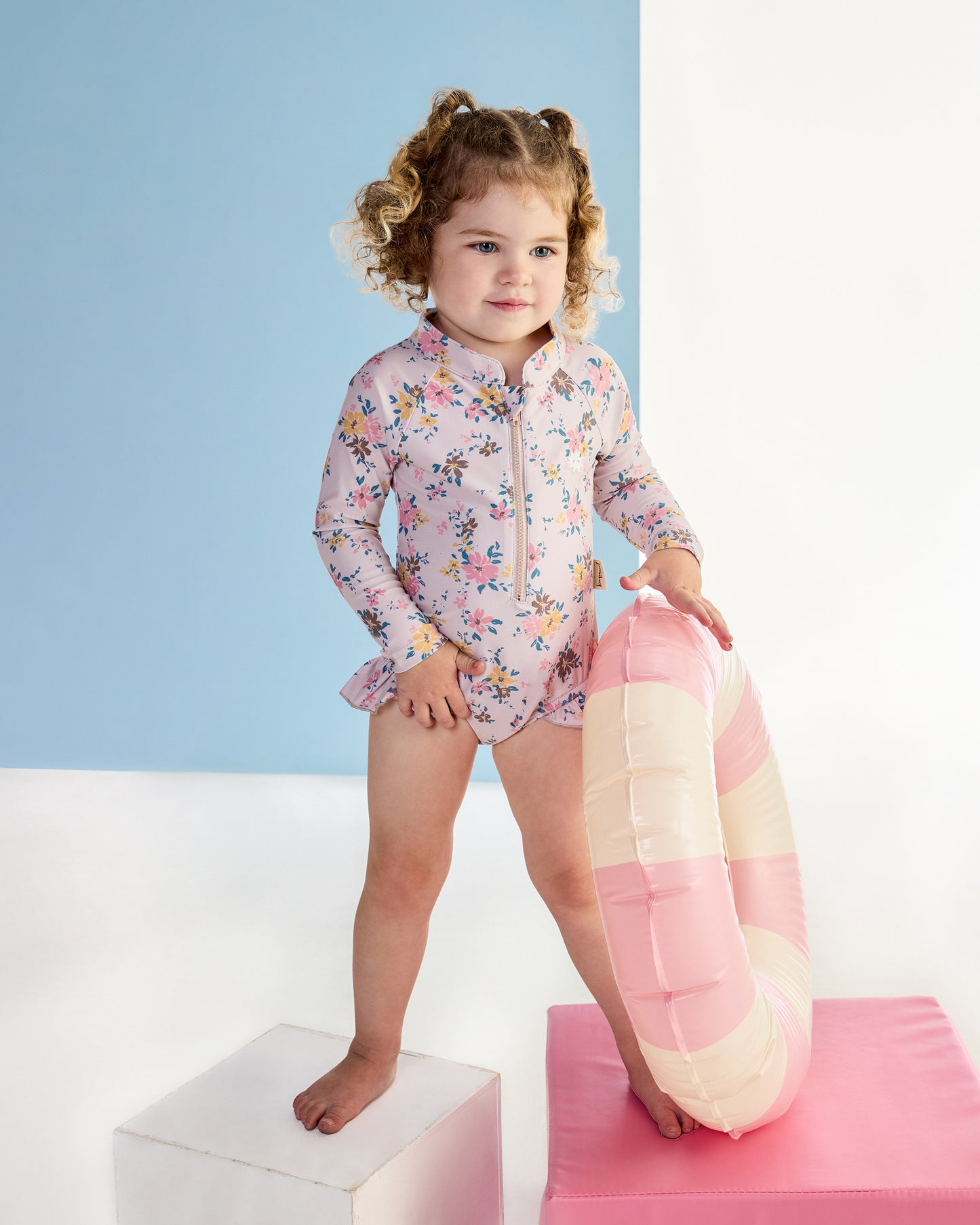 Yasmine Floral Rashie Swimsuit UPF50+