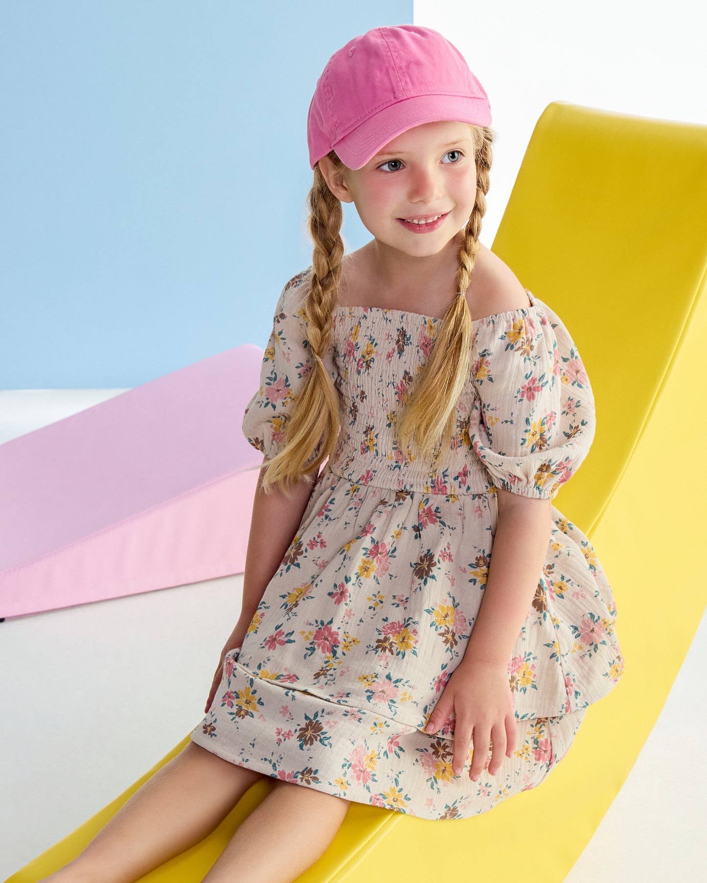Yasmin Shirred Dress