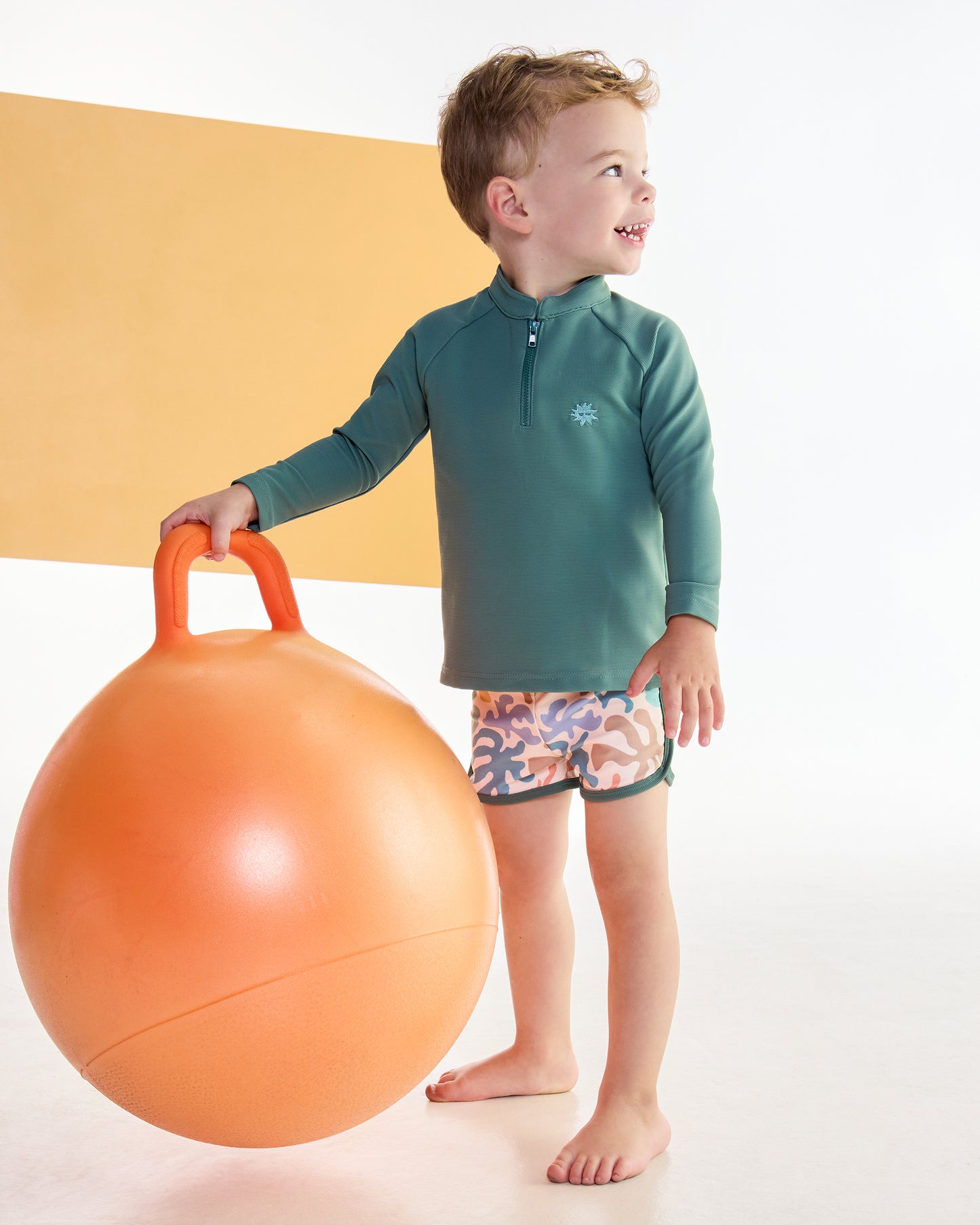 Coral Swim Trunks UPF50+