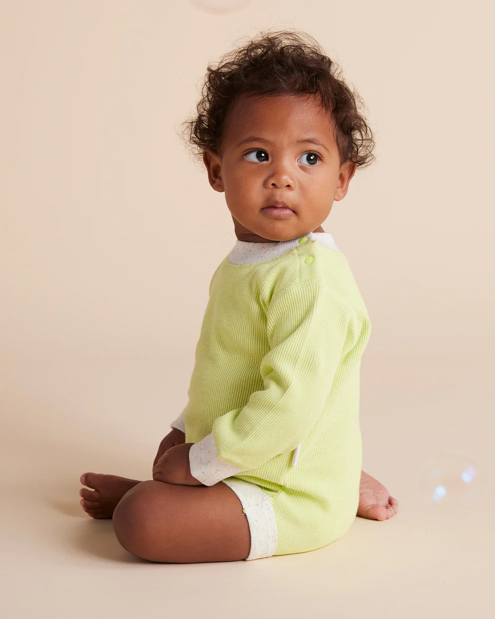 Sorbet Organic Long Sleeve Bodysuit - Sugar & Spice - The Baby Shop