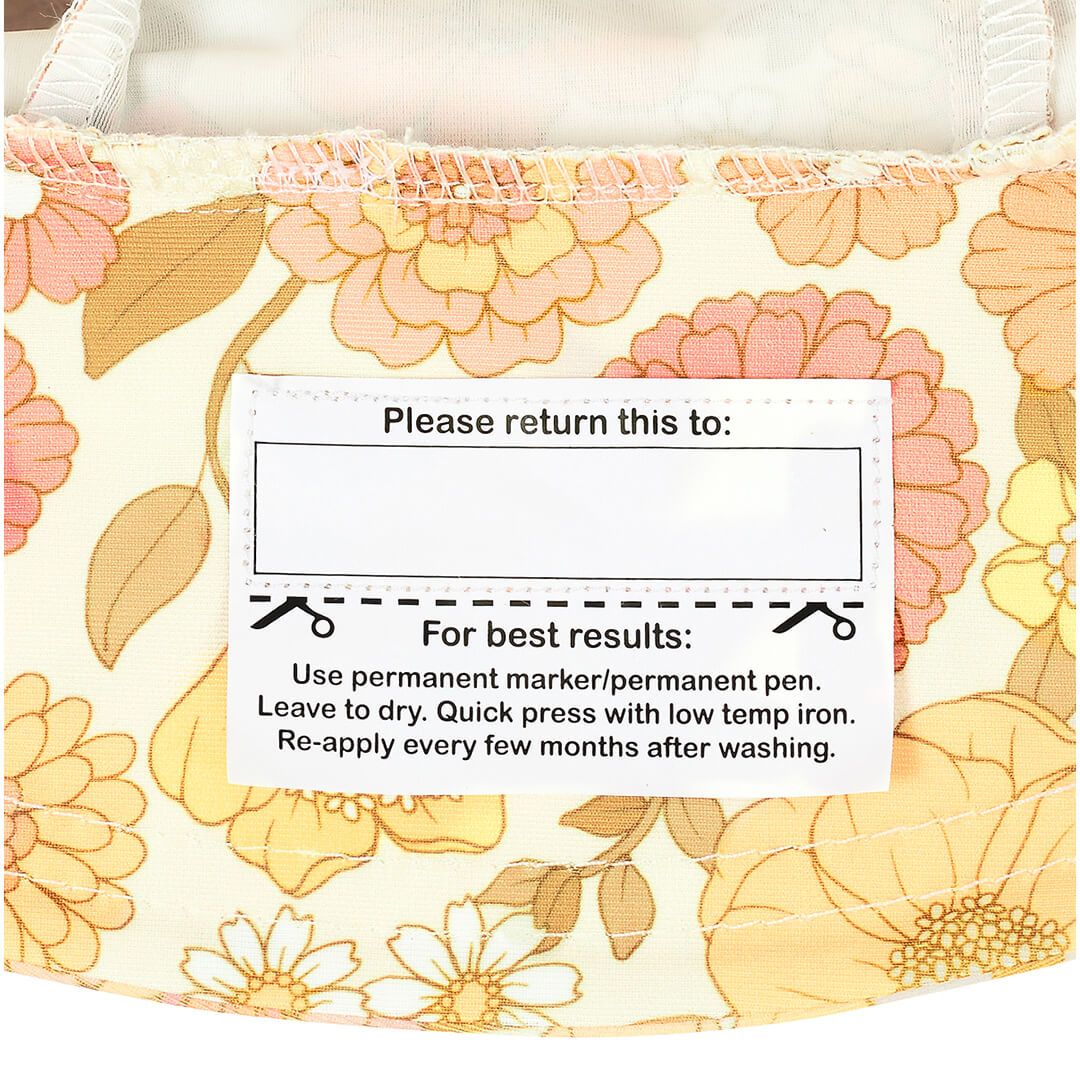 Ponytail Swim Bucket Beach Hat - Floral Tallulah