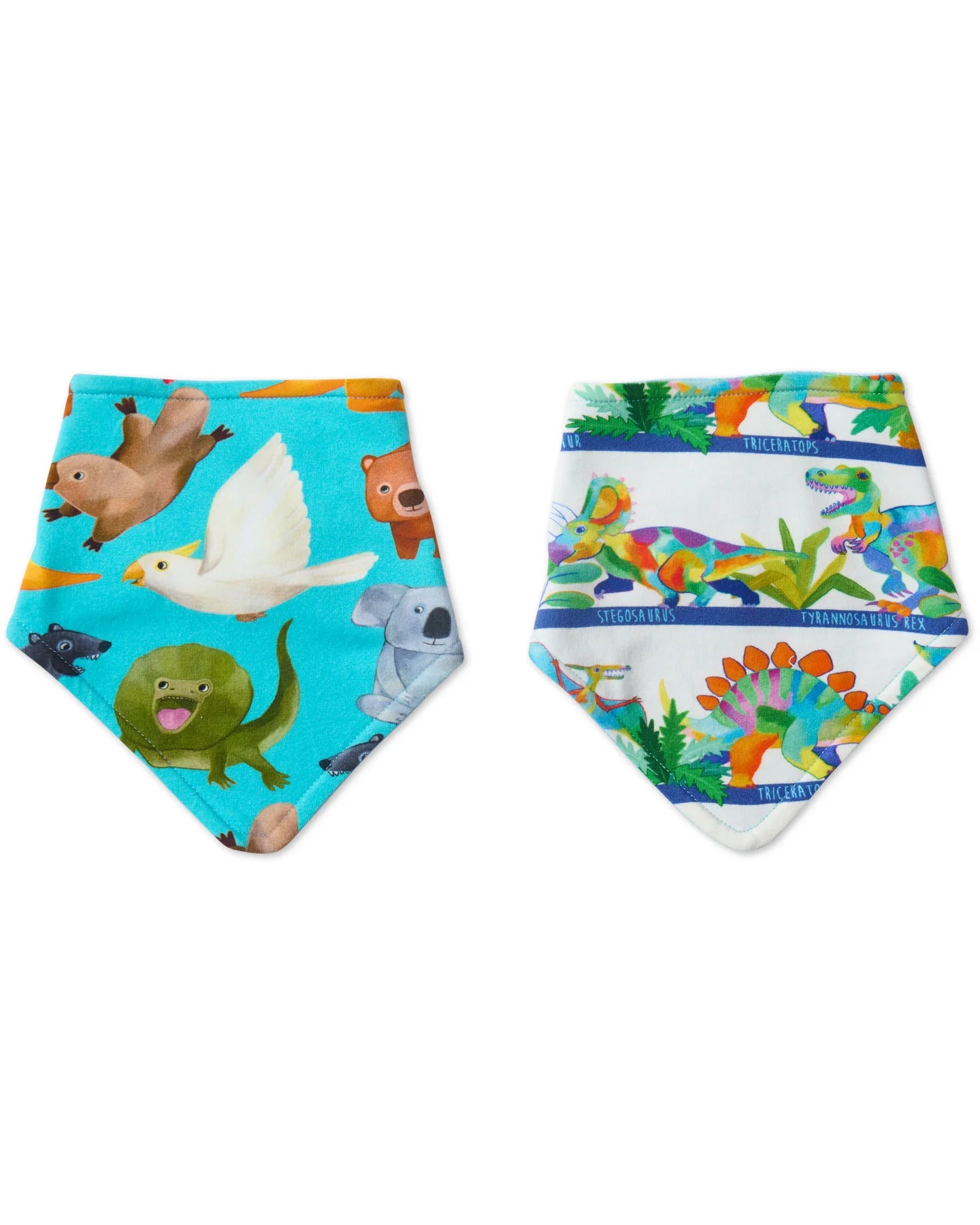 Wild One Organic Cotton Dribble Bib Set One Size