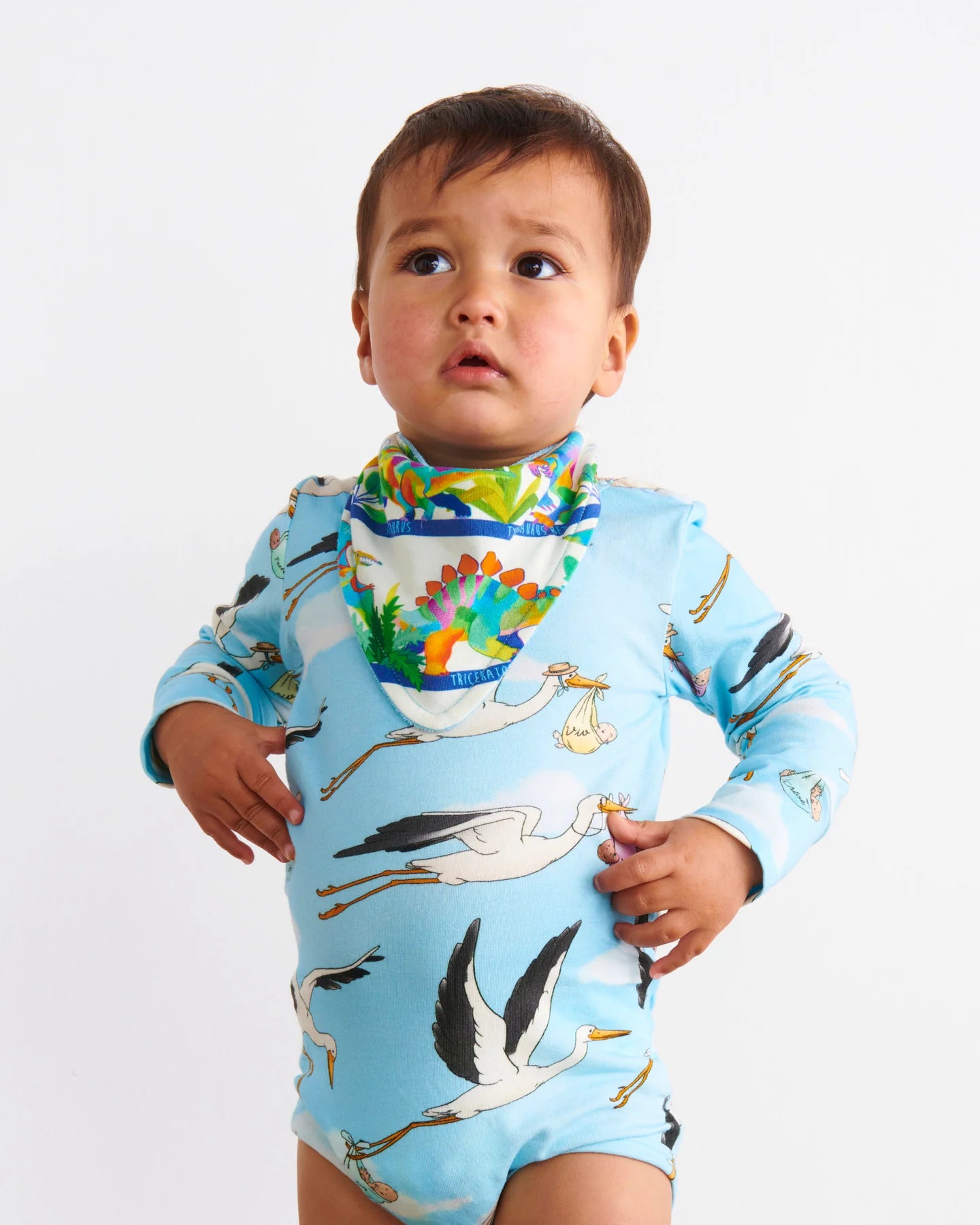 Wild One Organic Cotton Dribble Bib Set One Size