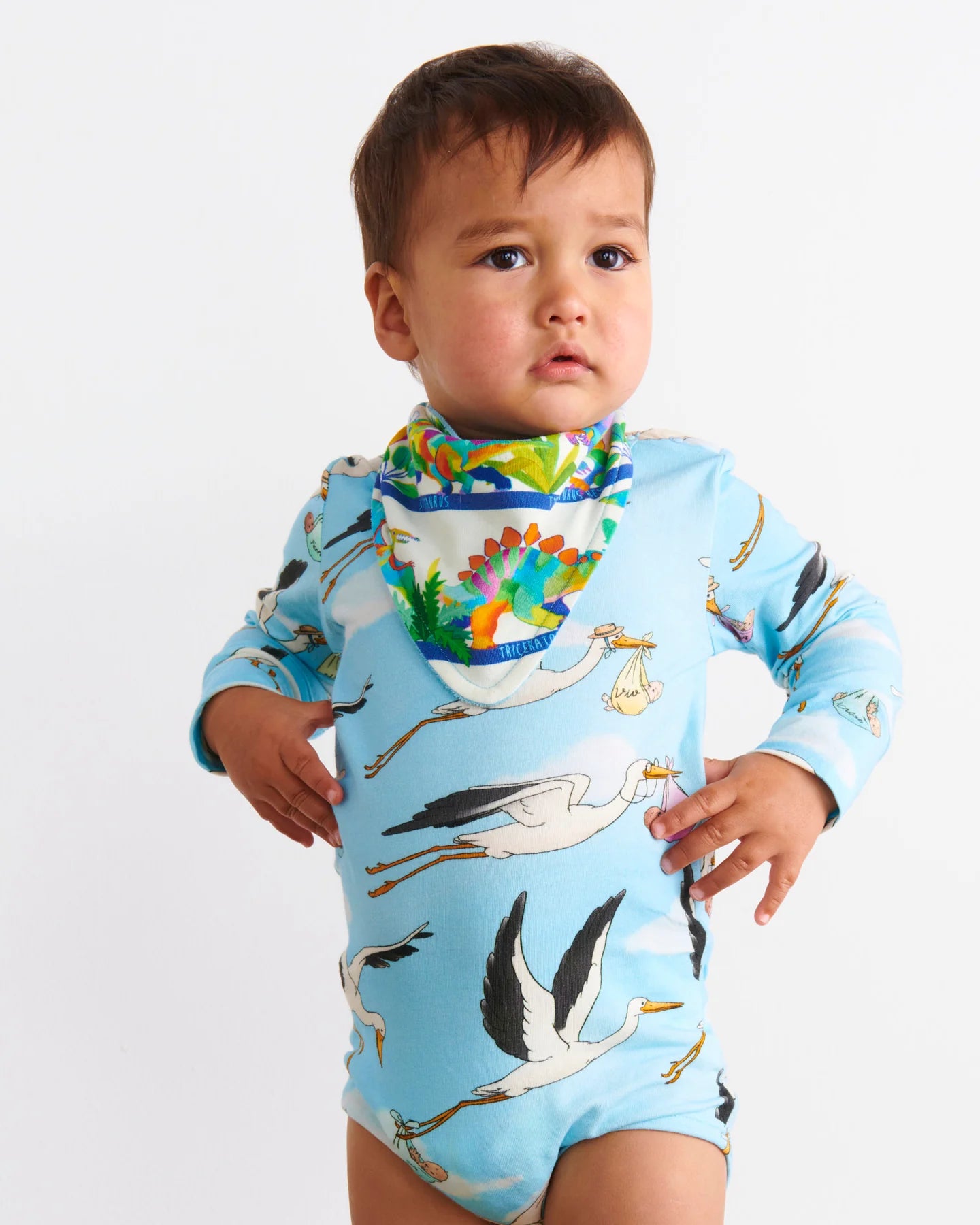Wild One Organic Cotton Dribble Bib Set One Size