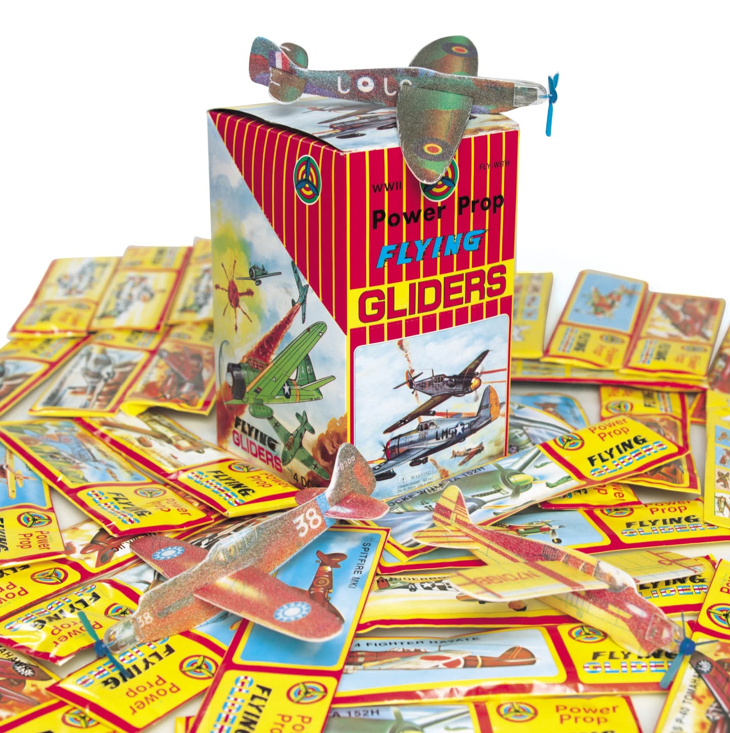 WW2 Power Prop Flying Gliders - Assorted