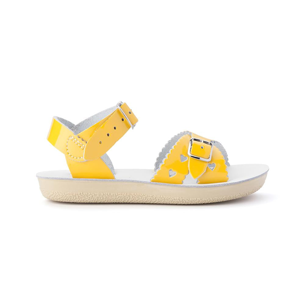 Sun-San Sweetheart Sandals in Shiny Yellow