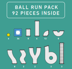 Connetix Ball Run 92 Piece Set