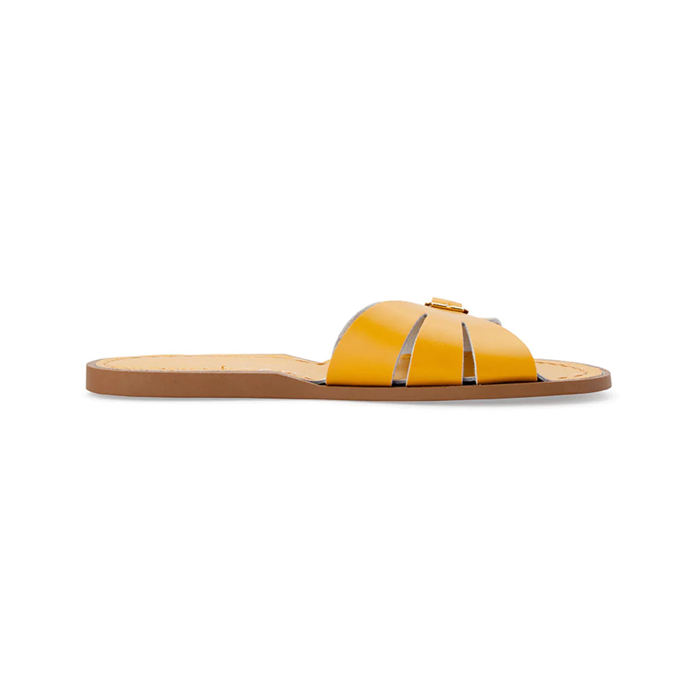 Ladies Salt Water Classic Slide in Mustard