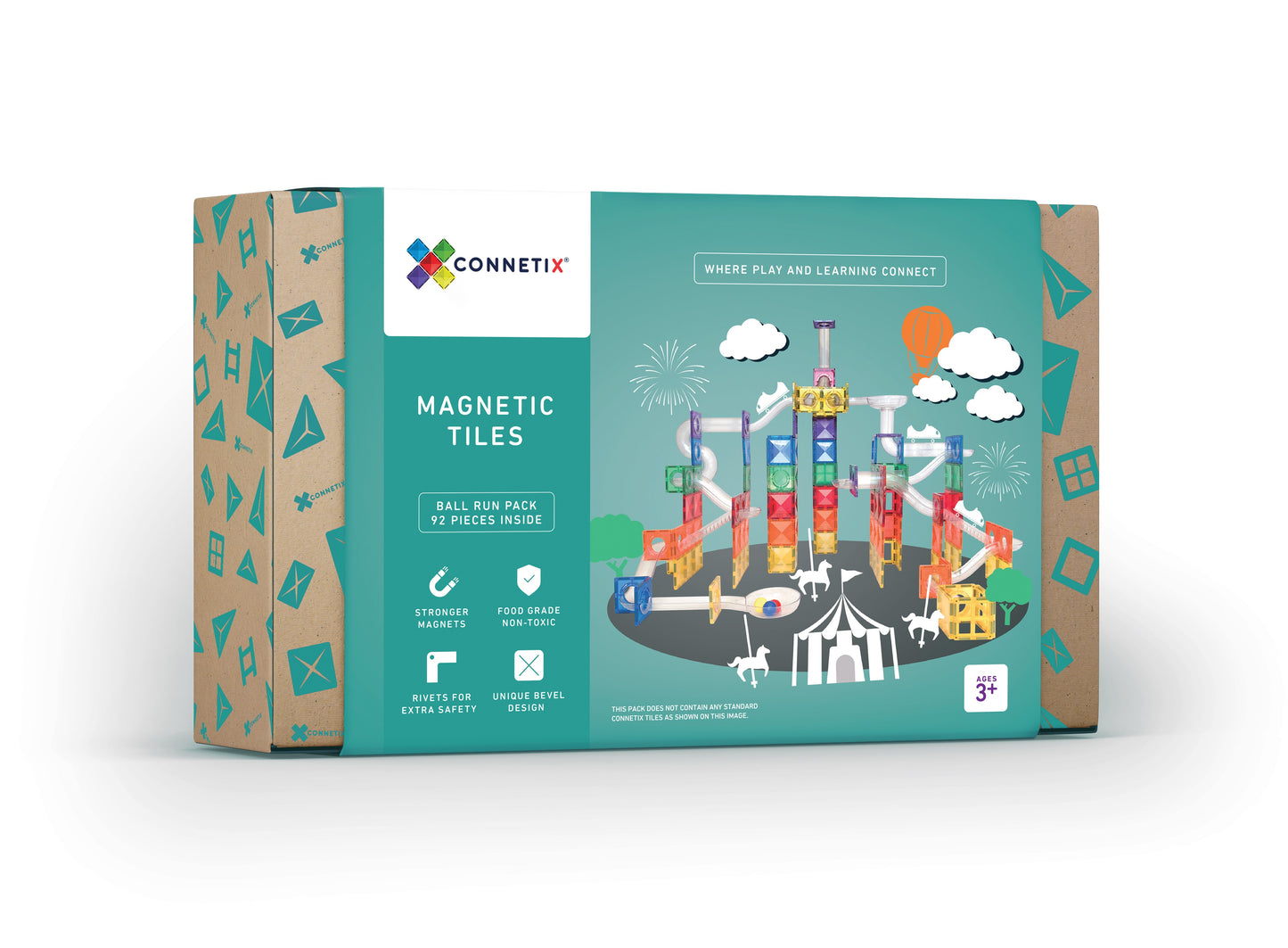 Connetix Ball Run 92 Piece Set
