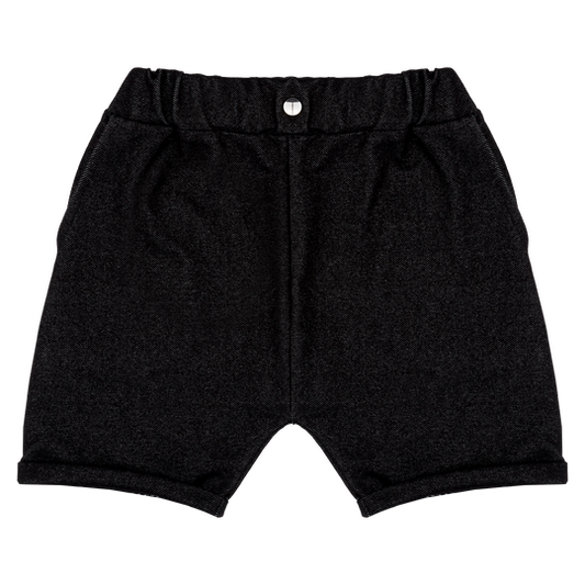 Denim Shorts in Black