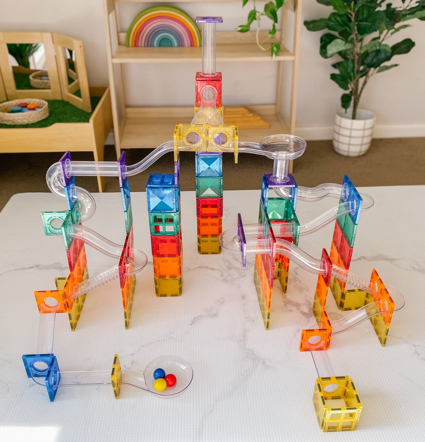 Connetix Ball Run 92 Piece Set