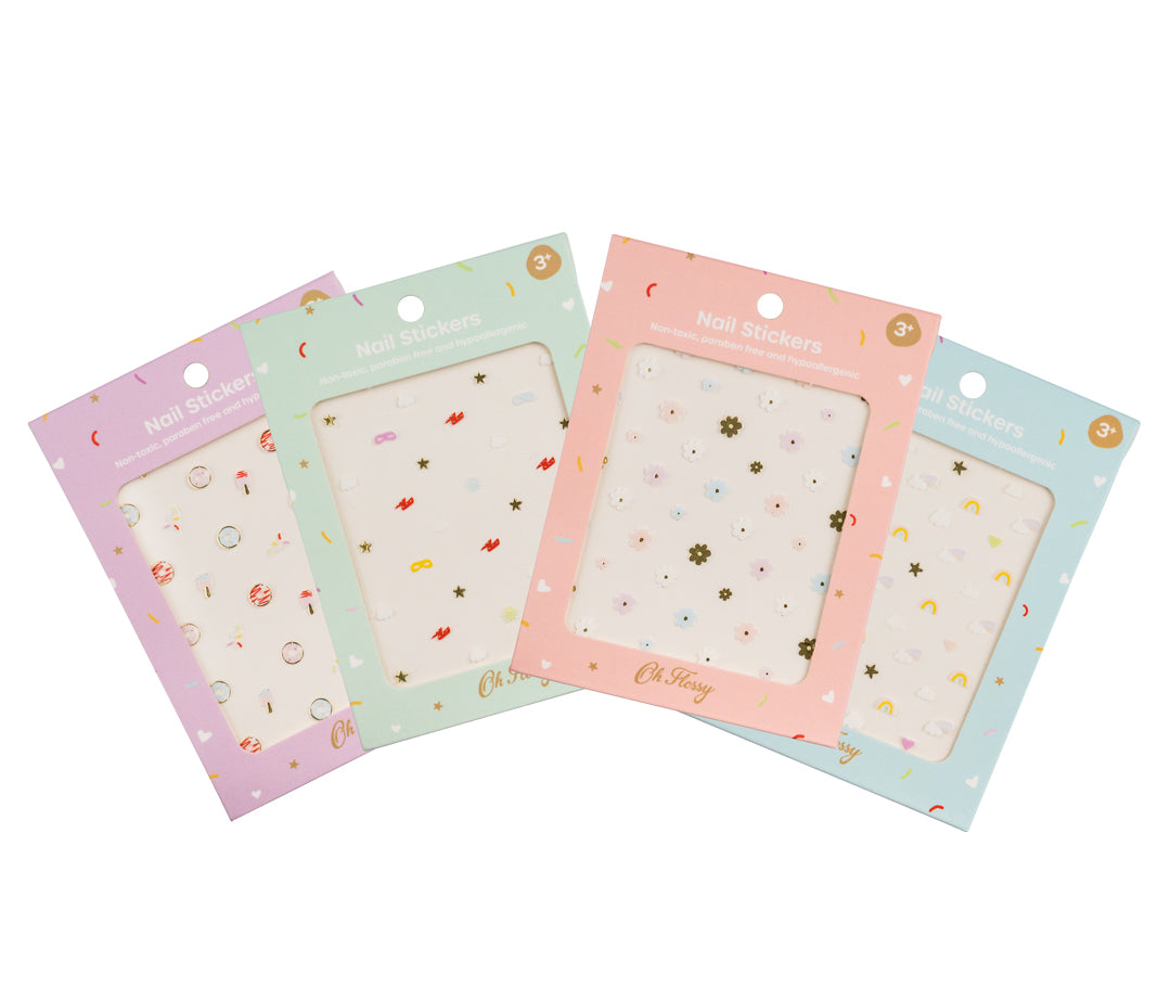 Oh Flossy Nail Stickers - Assorted