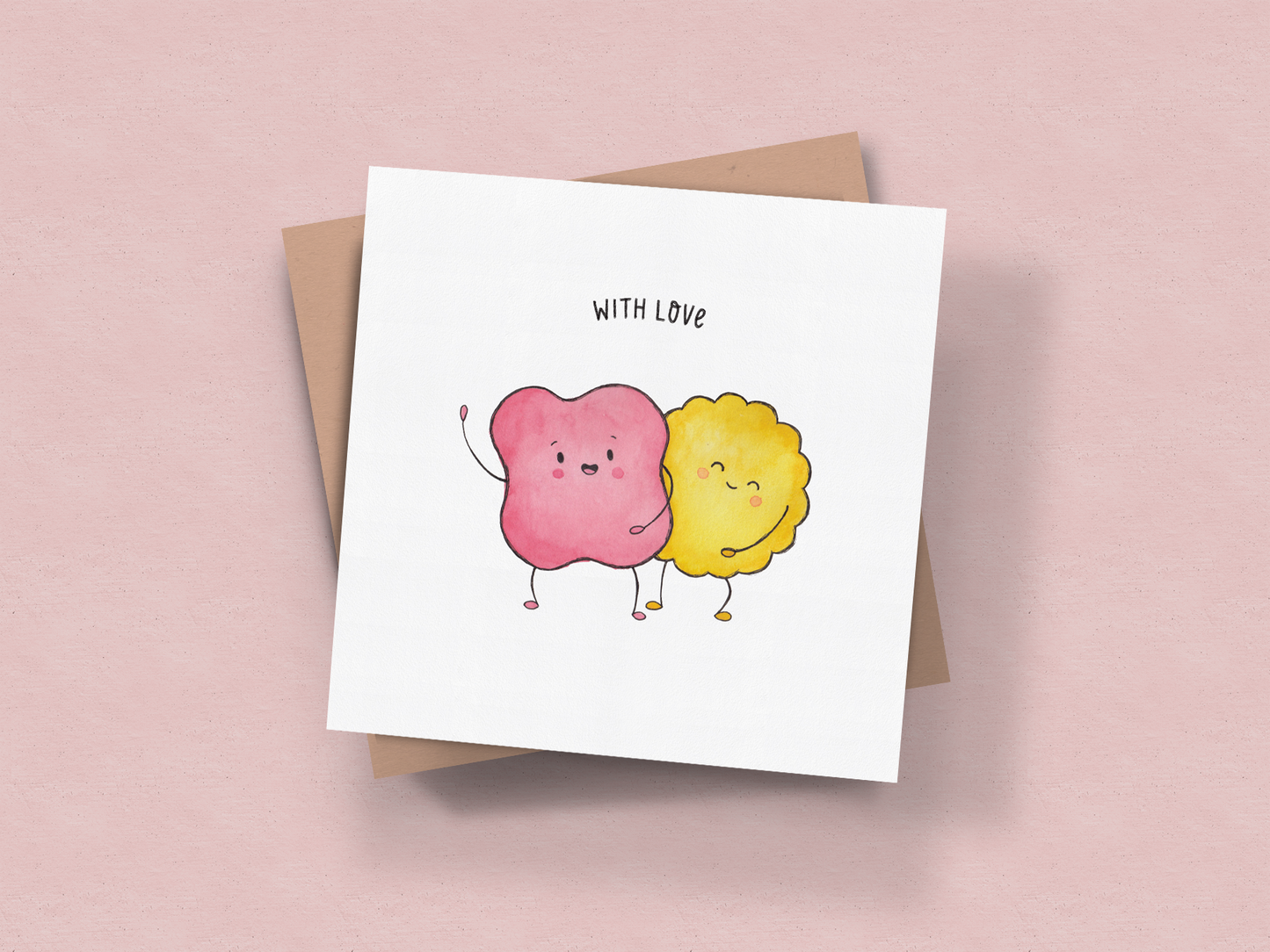 With Love Greeting Card