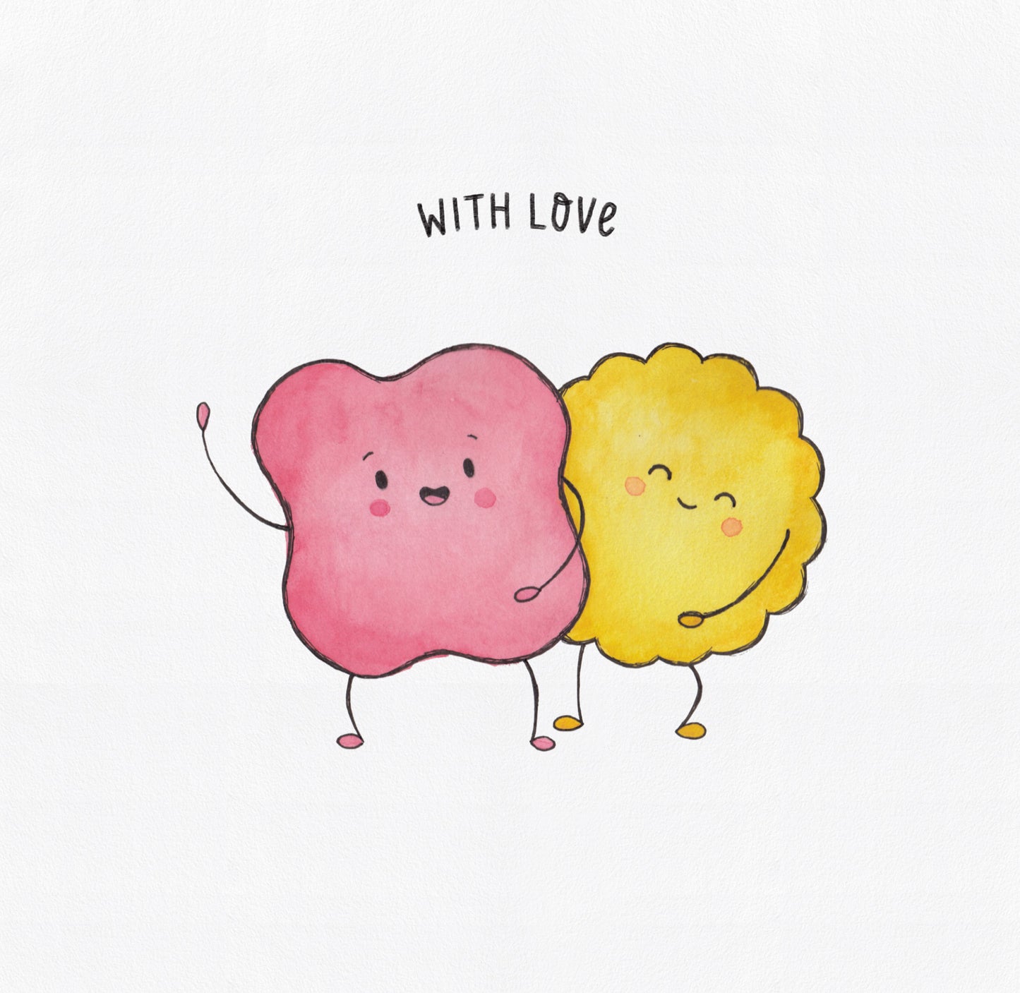 With Love Greeting Card