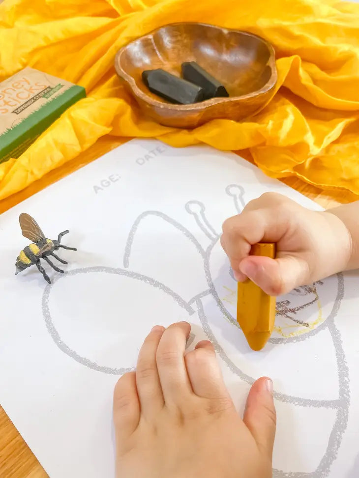 Honeysticks Triangles Beeswax Crayons