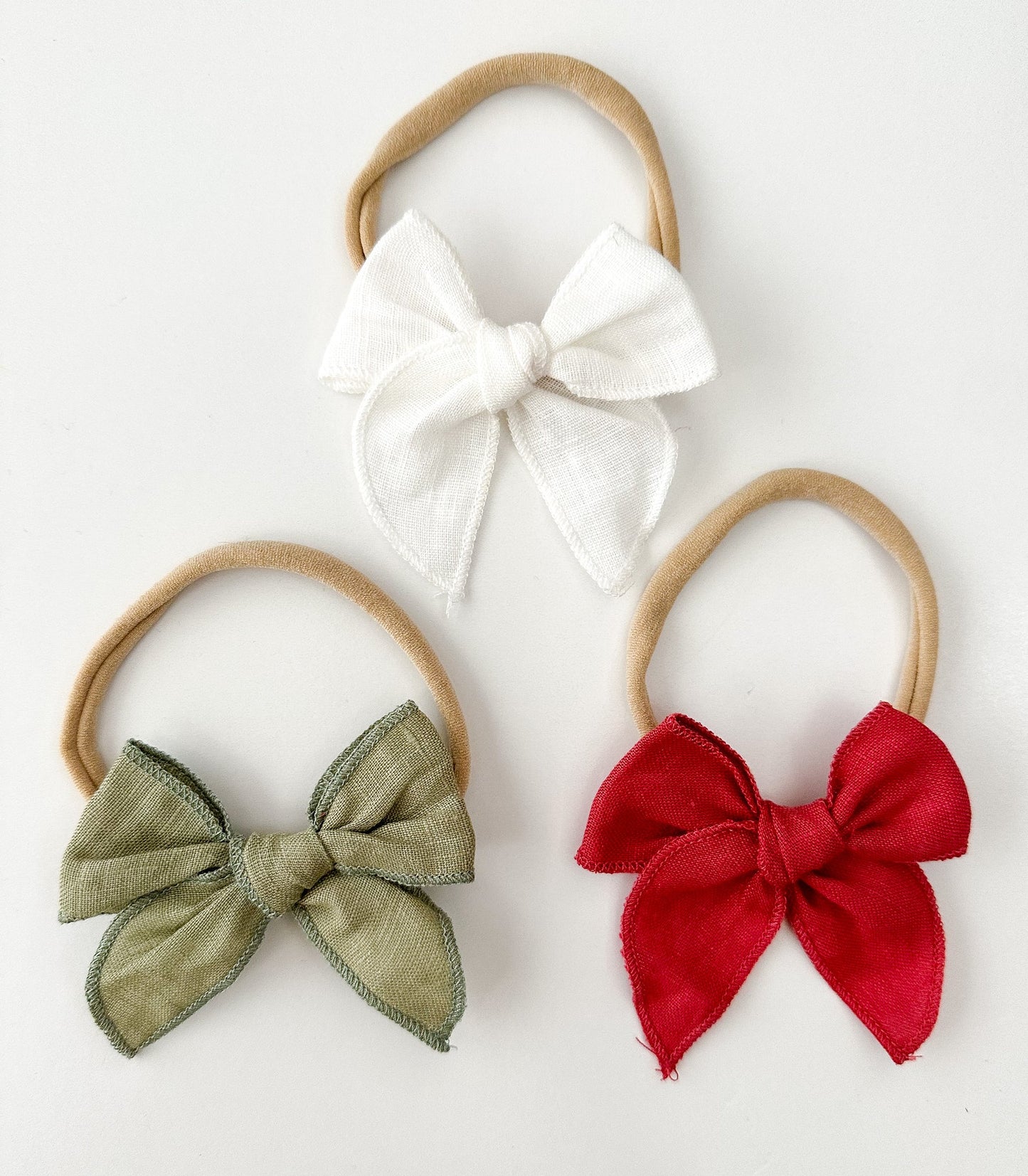 Red Fable Bow Headband