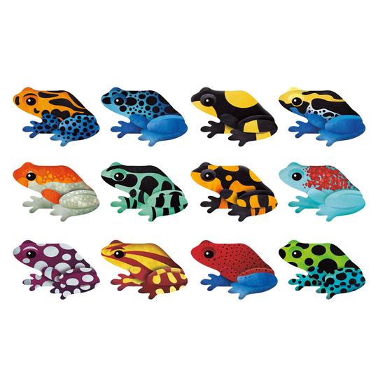 Tropical Frogs Shaped Memory Match Game