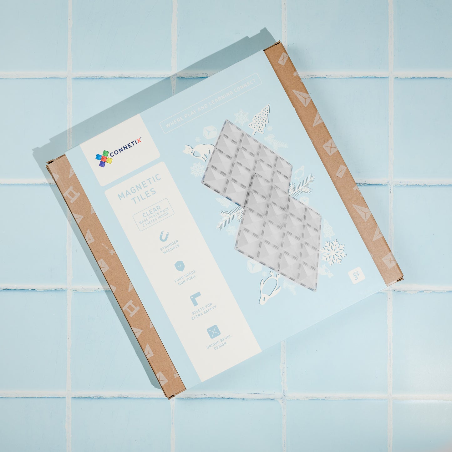 2 Piece Clear Base Pack