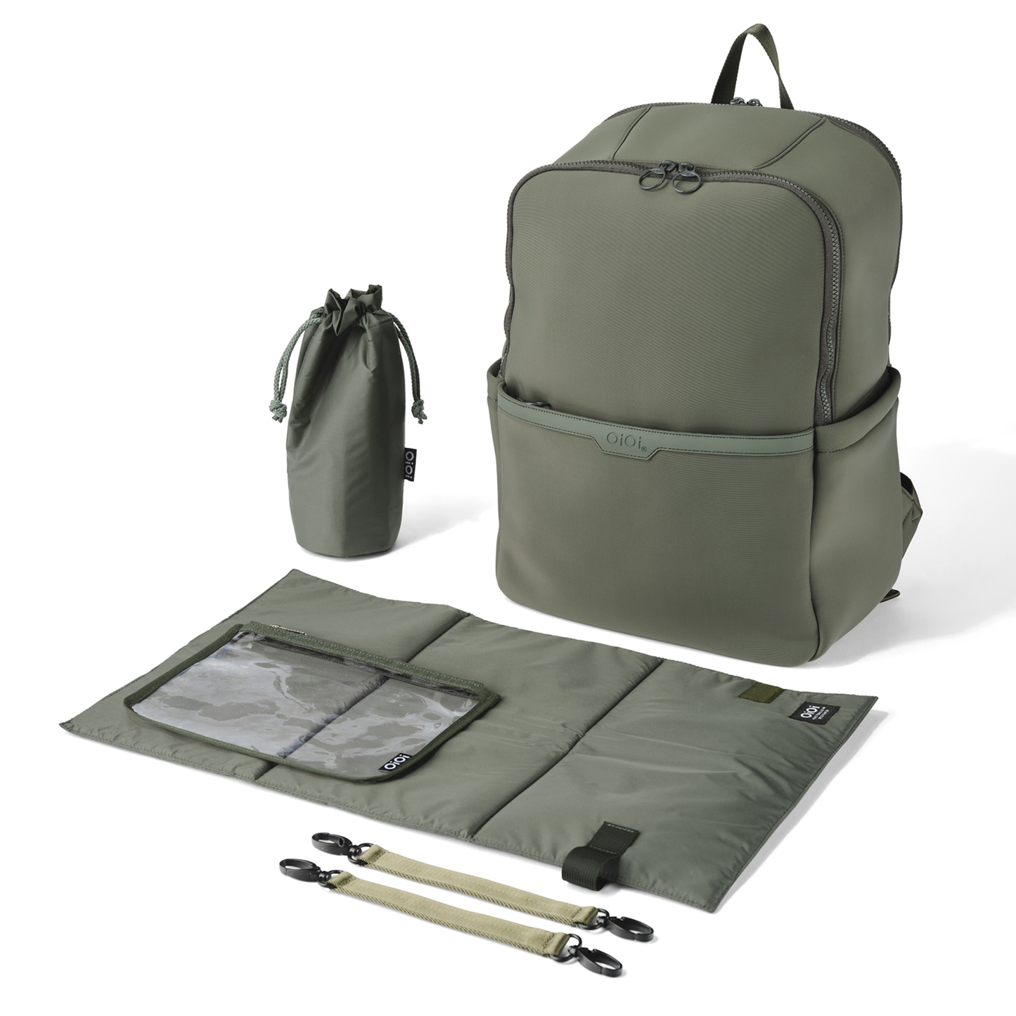 Multitasker Nappy Backpack - Sage Neoprene