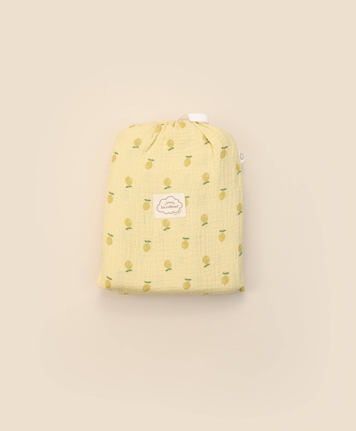Organic Cotton Muslin Swaddle Wrap - Lemons