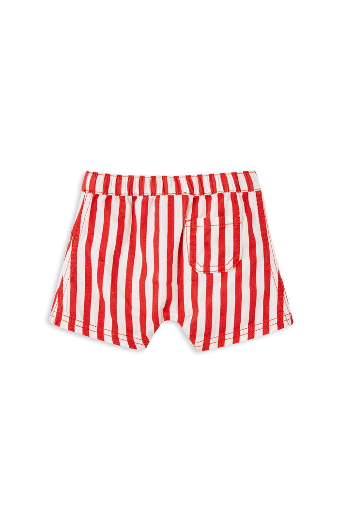 Red Stripe Baby Short - Lucky Last! (Size 3-6m)