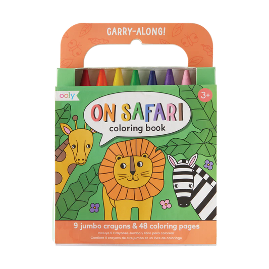 Carry Along Colouring Book Set - Safari