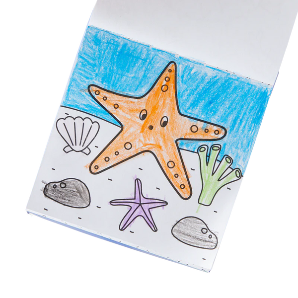 Carry Along Colouring Book Set - Sea Life