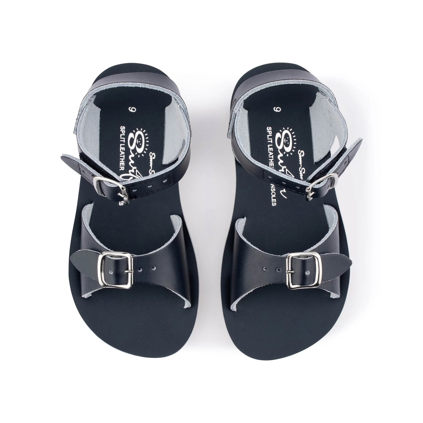 Sun-San Surfer Hook & Loop (Velcro Strap) Sandal - Navy