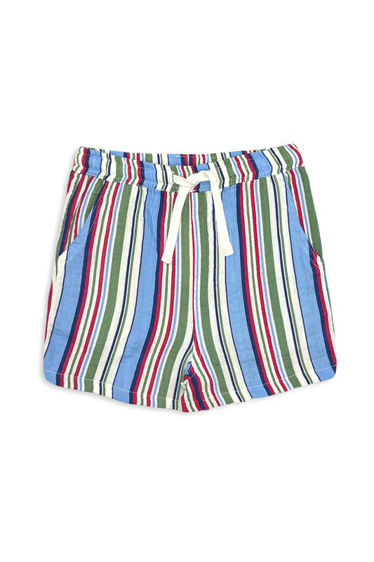 Crinkle Stripe Short