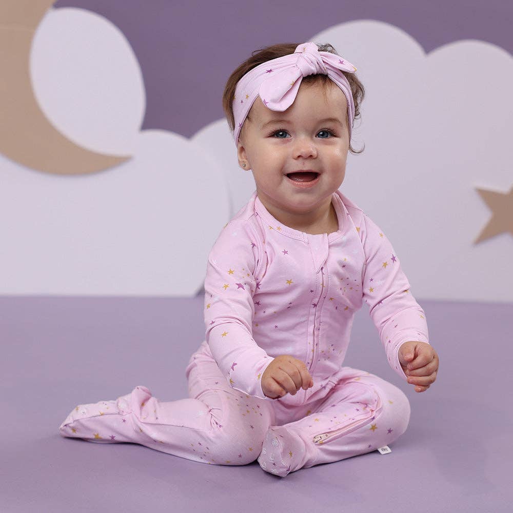 Twinkle Organic Snuggle Sleepsuit Zip Footie