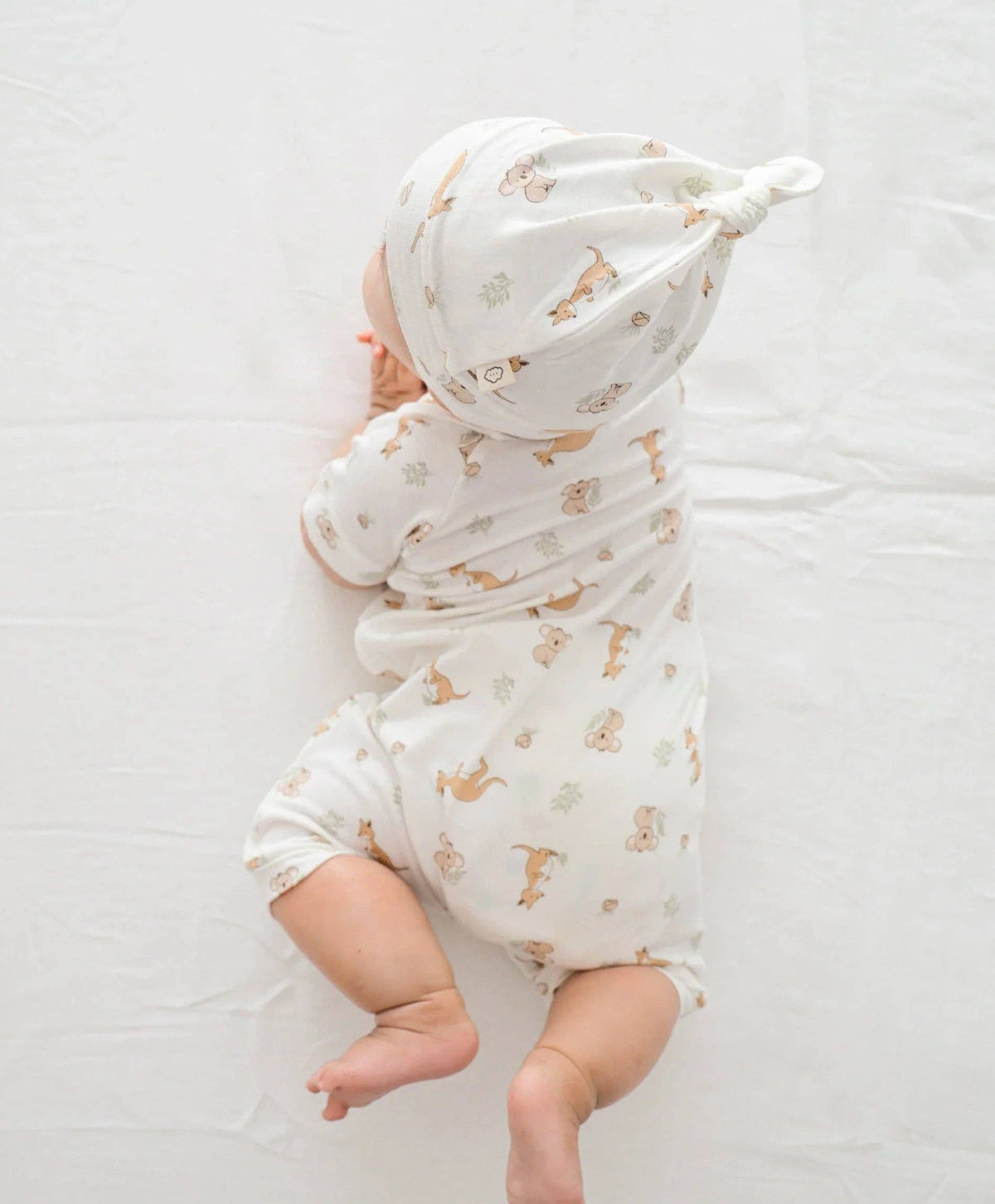 Bamboo Zip Romper - Kangaroo & Koala