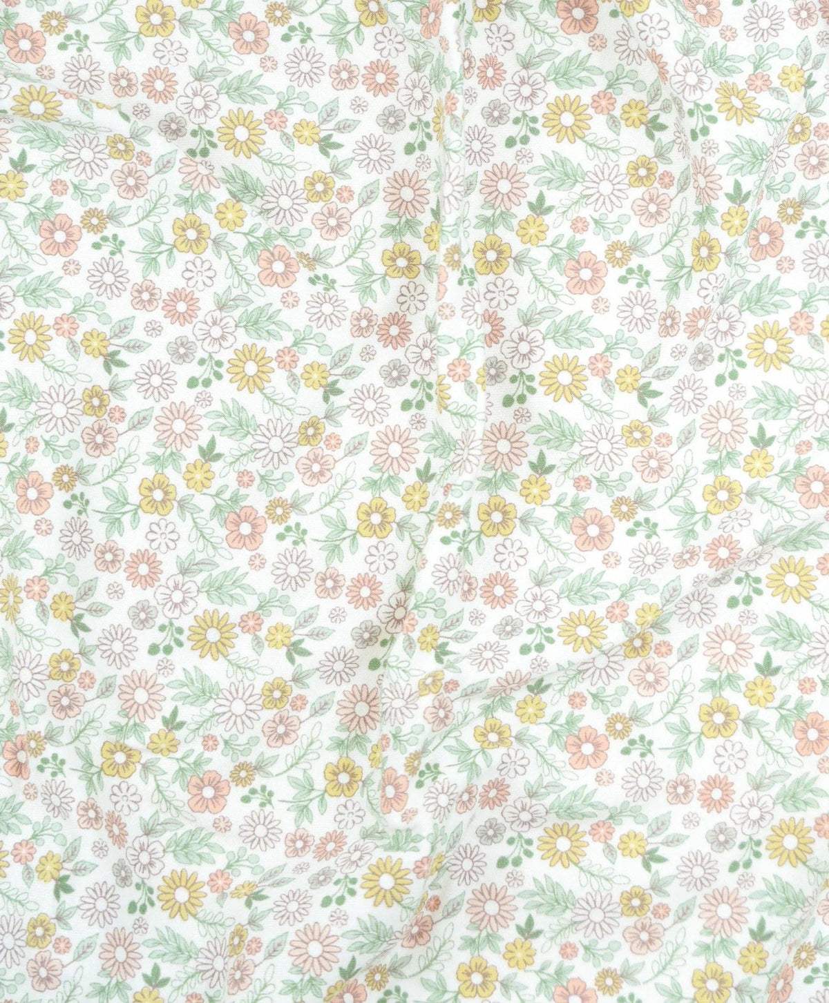 Organic Cotton Bassinet Sheet - Daisies