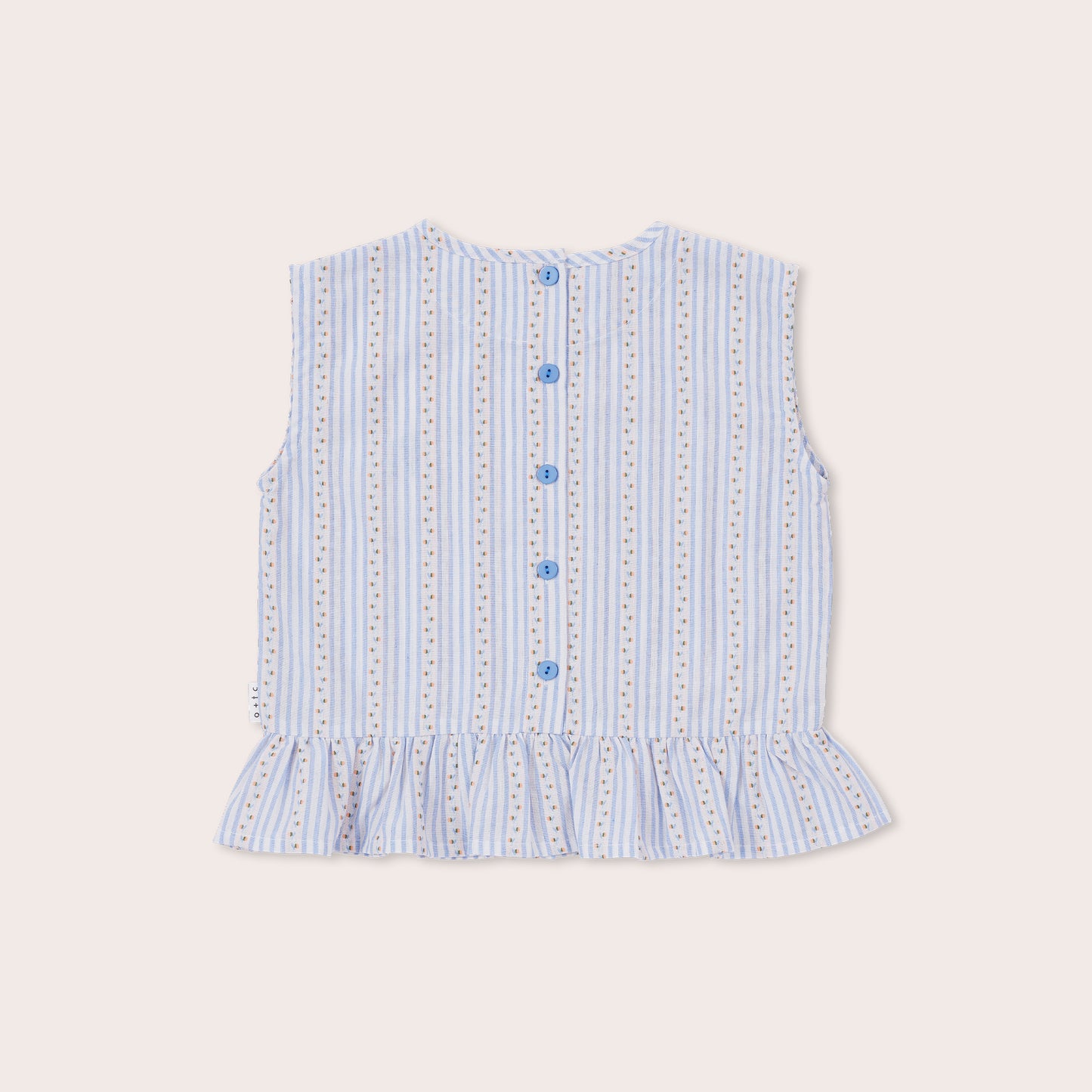 Peaches Boxy Frill Singlet